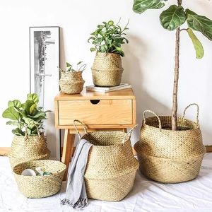 SEA GRASS STORAGE,PLANT BASKETS